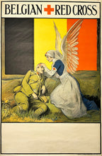 Charger l'image dans la galerie, L'Ange de la Croix-Rouge au chevet d'un soldat blessé. 1915.
