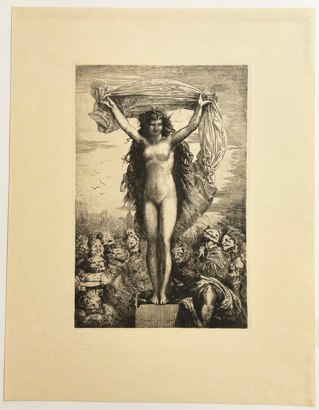 L'Artiste et son œuvre.  1876.