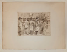 Charger l&#39;image dans la galerie, [Les bouquineurs].  c.1900.
