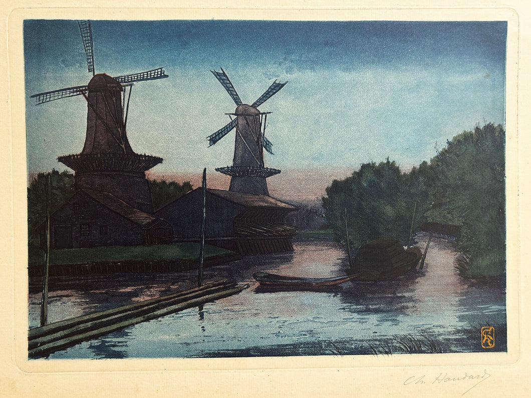 Moulins à Dordrecht.  1898.