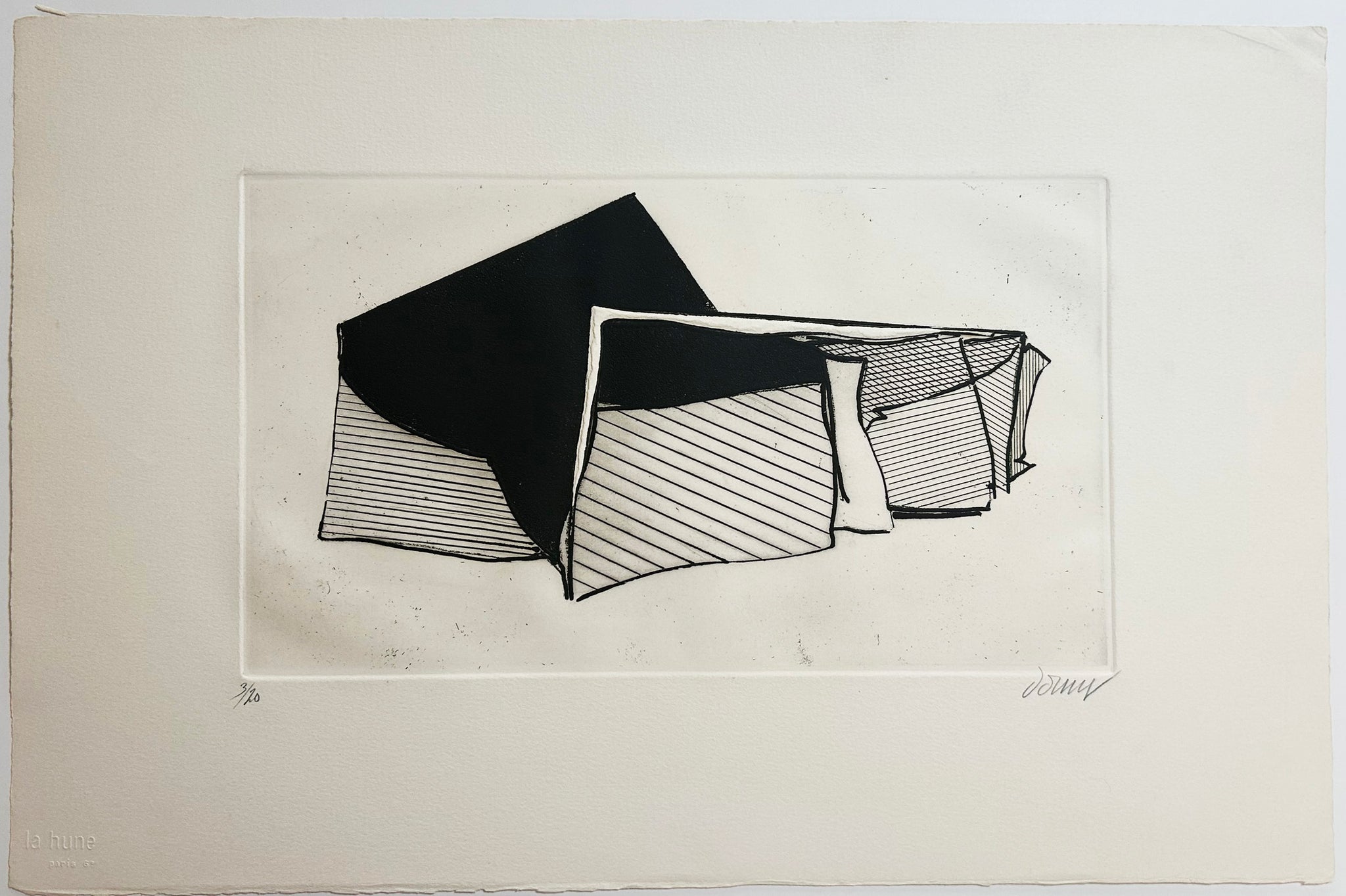 [Composition en noir].  c.1976.