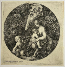 Charger l&#39;image dans la galerie, La femme du satyre qui allaite un petit enfant.  1656.

