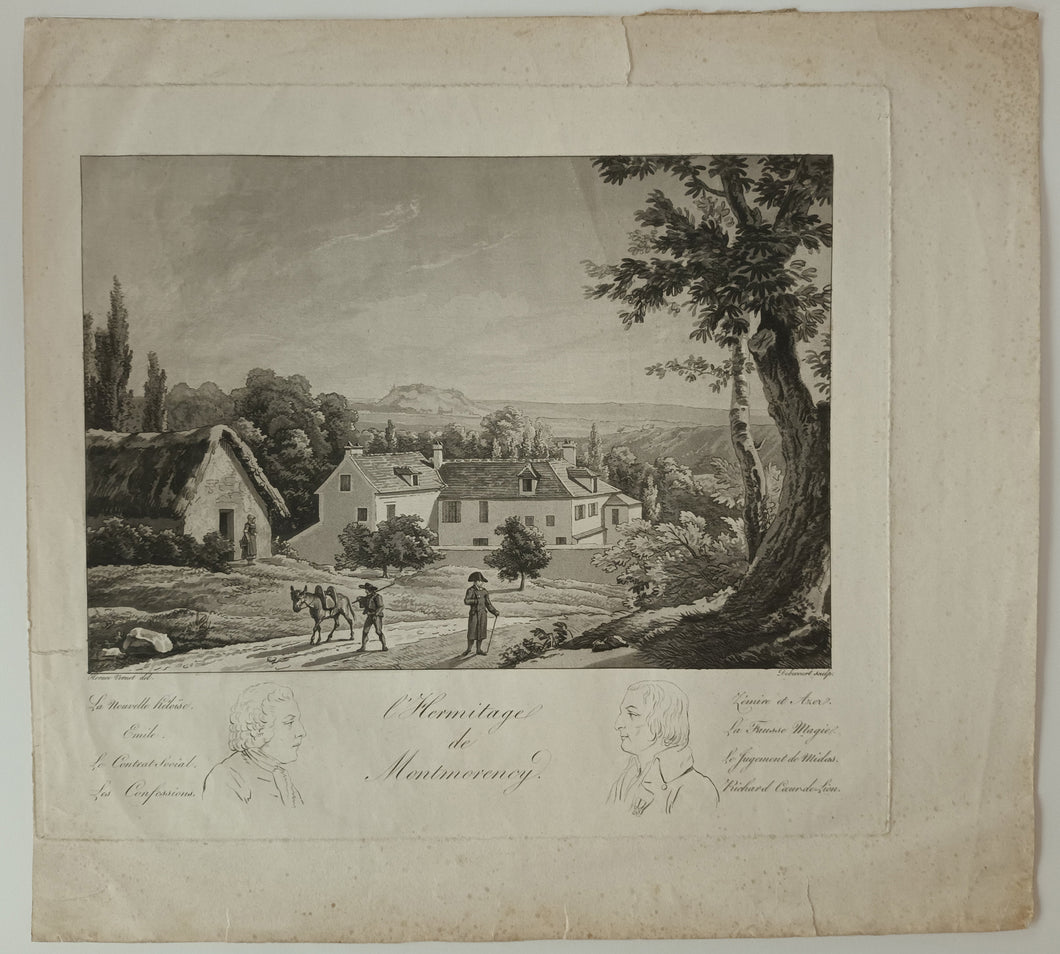 L'Hermitage de Montmorency.  1813.