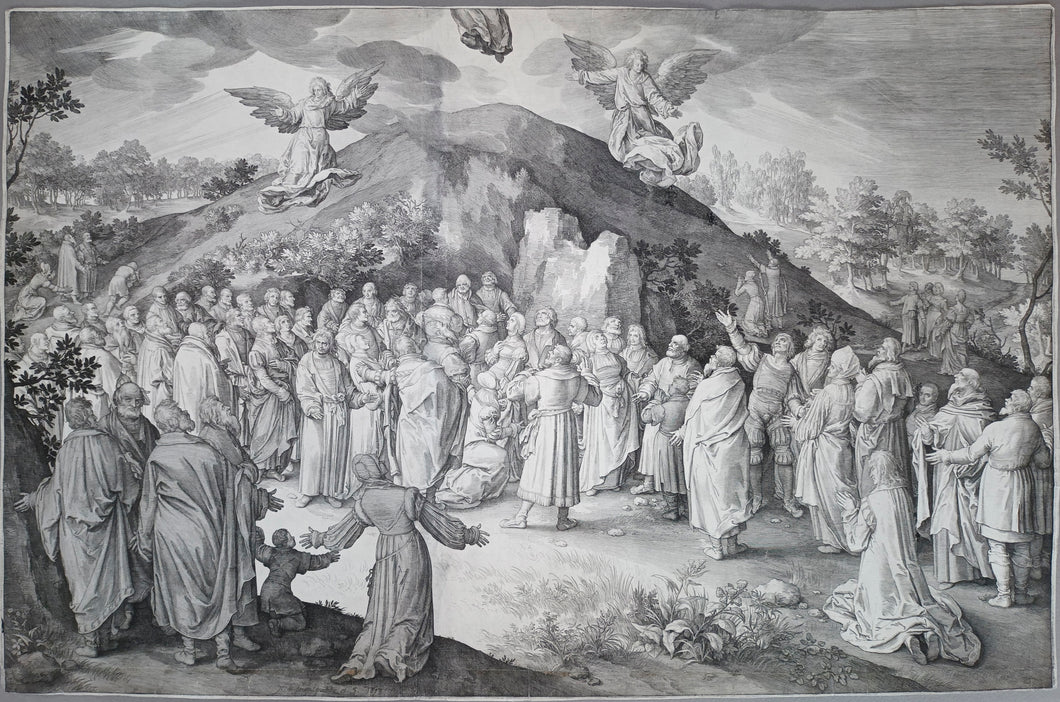 Ascension du Christ sur le mont des Oliviers.  1613.