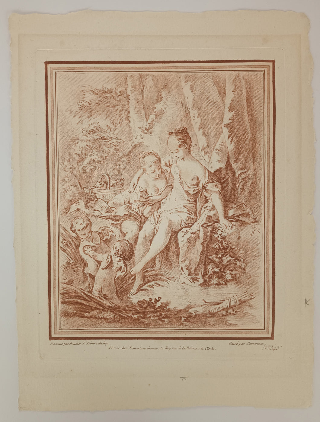 Léda ou Venus au bain.  1772.