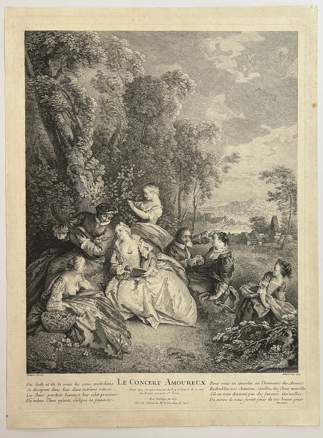 Le Concert Amoureux.  1739.