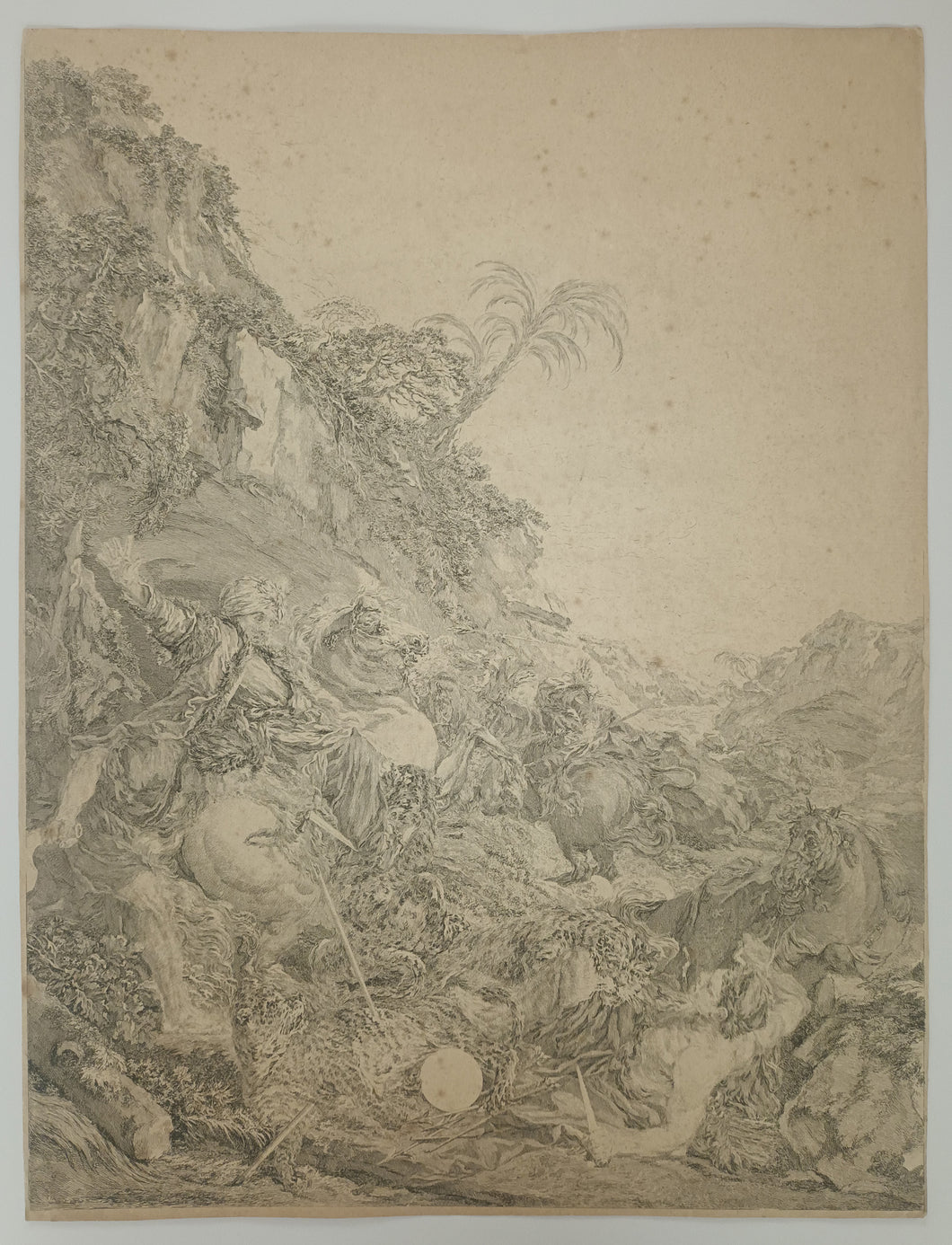 La Chasse au tigre.  1773.