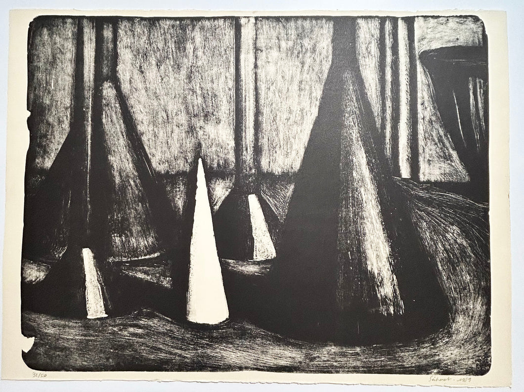 Nature morte aux entonnoirs I. 1989.