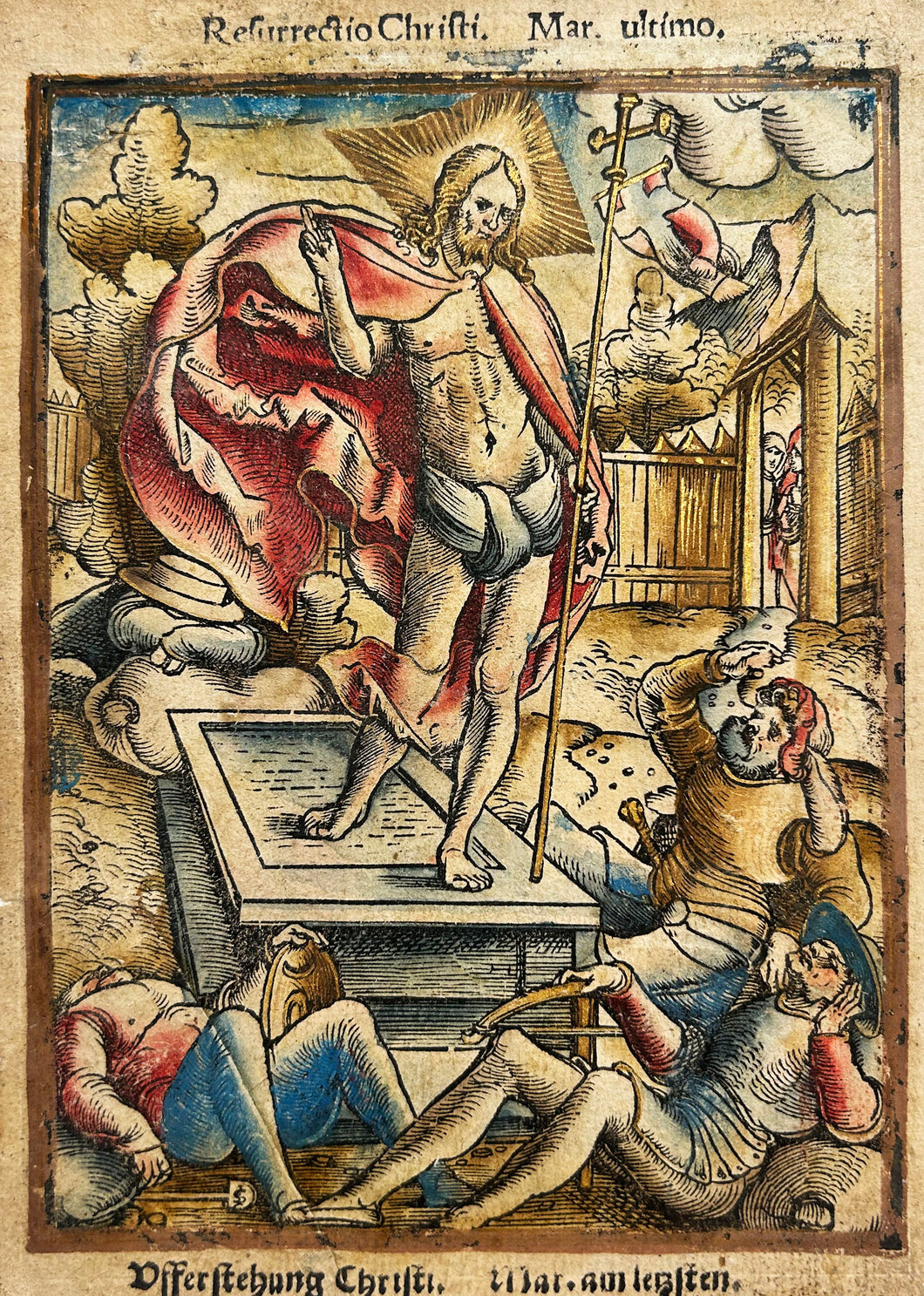 La Résurrection & La Descente du Christ dans les limbes. 1537.