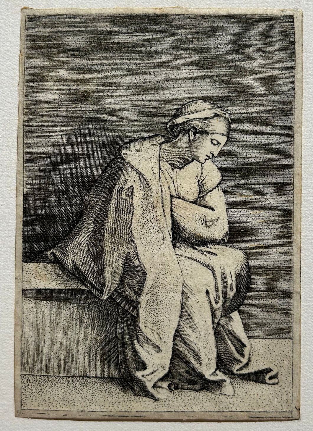 La femme en méditation.