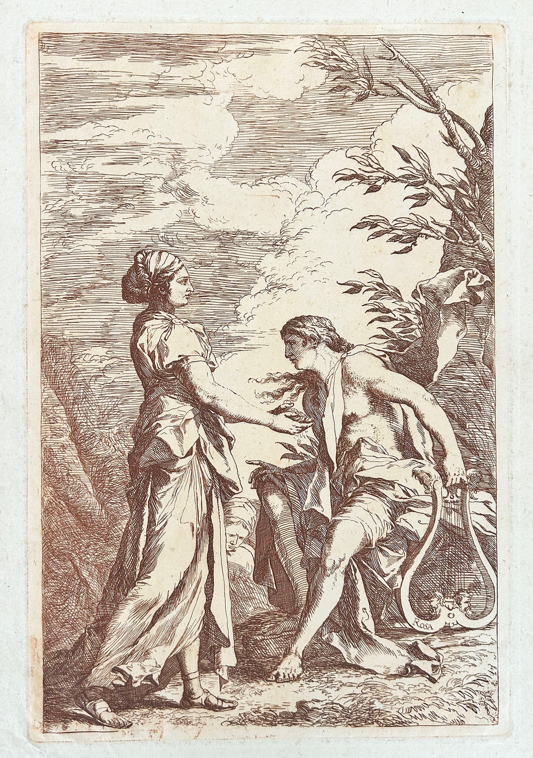 Apollon et la Sibylle de Cumes. 1780.