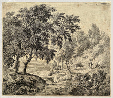 Charger l&#39;image dans la galerie, Deux arbres au bord d&#39;un ruisseau. 1786.
