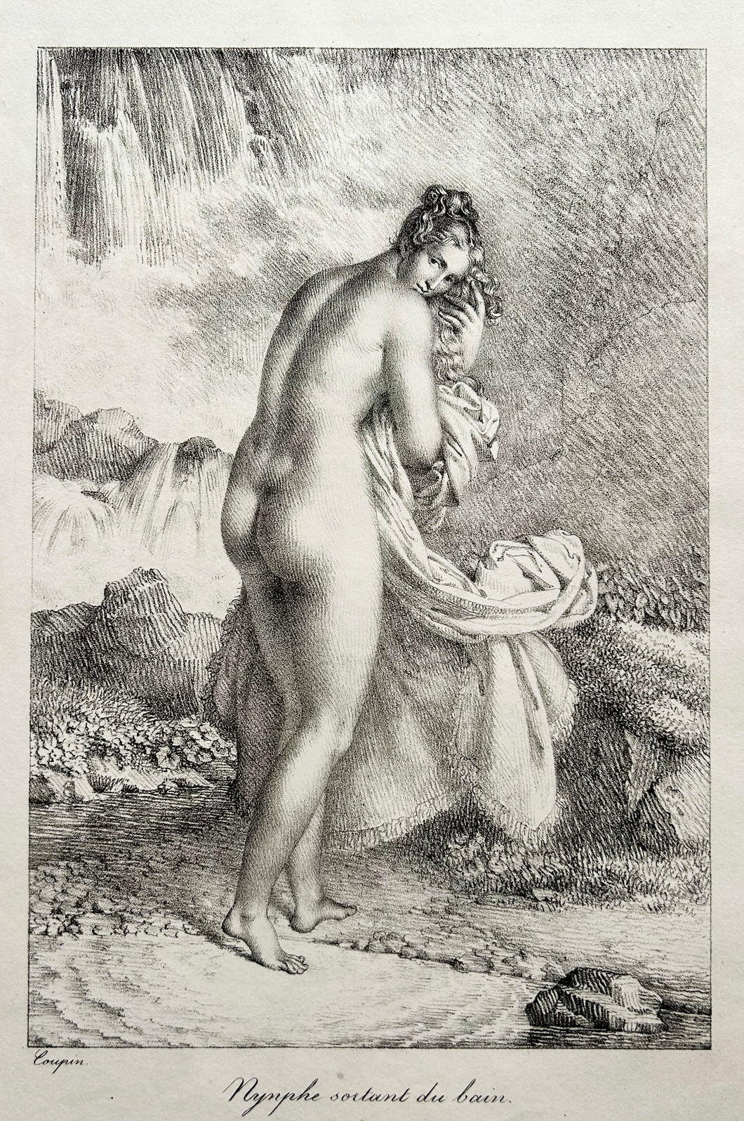 Nymphe sortant du bain. 1820-1823.