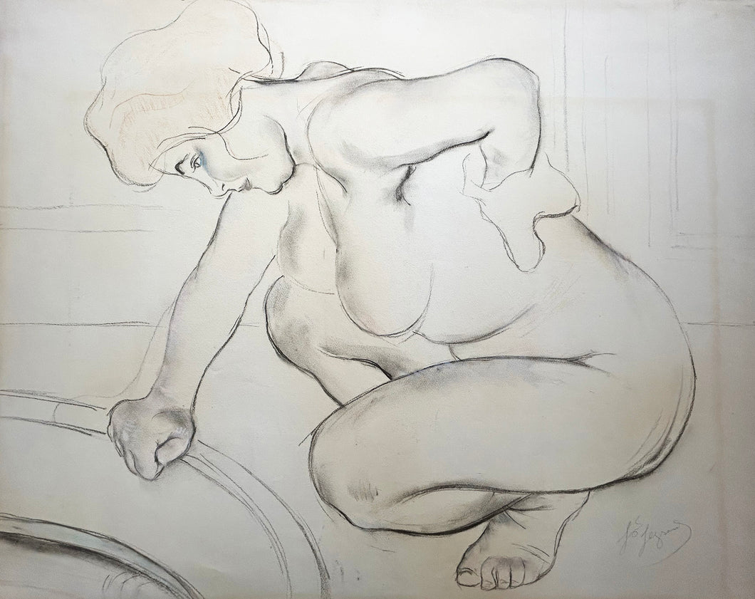 Femme à sa toilette. c.1912.