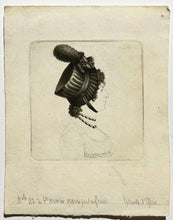 Charger l&#39;image dans la galerie, Portrait de Mlle Adélaïde Févret de Saint-Mémin, sœur de l&#39;artiste, de profil droit.  1799-1800.
