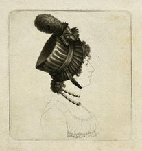 Charger l&#39;image dans la galerie, SAINT-MEMIN Portrait de Mlle Adélaïde Févret de Saint-Mémin, sœur de l&#39;artiste, de profil droit.  1799-1800. Physionotrace.
