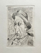 Charger l&#39;image dans la galerie, Autoportrait (Portrait à la pipe).  c.1913.
