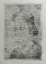 Charger l&#39;image dans la galerie, Autoportrait (Portrait à la pipe).  c.1913.
