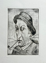 Charger l&#39;image dans la galerie, Autoportrait (Portrait à la pipe).  c.1913.
