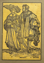 Charger l&#39;image dans la galerie, SCHÄUFELEIN Hans Leonhard. Un couple de danseurs. Bois gravé. 
