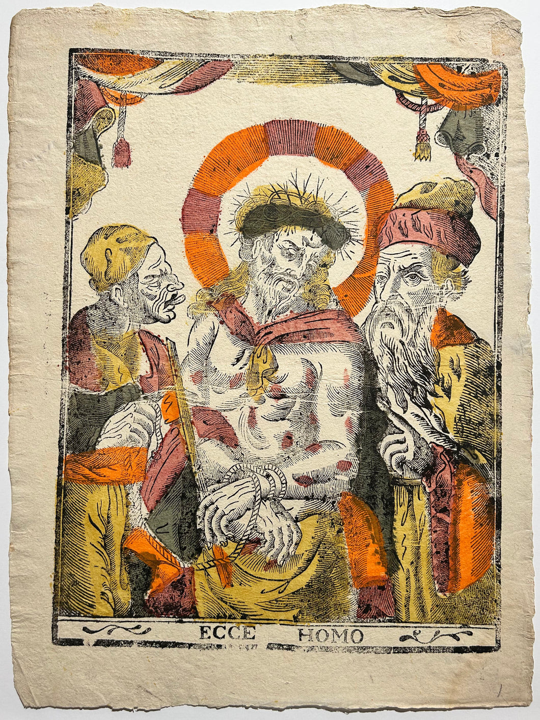 IMAGERIE RELIGIEUSE ITALIENNE REMONDINI (publié par) Ecce Homo.