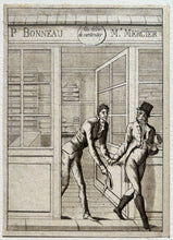 Charger l&#39;image dans la galerie, Les deux époques: &quot;Les premières années d&#39;un Marchand&quot; &amp; &quot;Le boutiquier enrichi&quot;.  1815.
