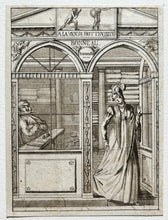 Charger l&#39;image dans la galerie, Les deux époques: &quot;Les premières années d&#39;un Marchand&quot; &amp; &quot;Le boutiquier enrichi&quot;.  1815.
