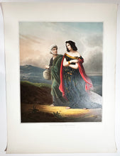 Charger l&#39;image dans la galerie, Judith va trouver Holopherne. Cependant Judith priant Dieu passa les portes, elle et cette fille qui la suivait.  1840.

