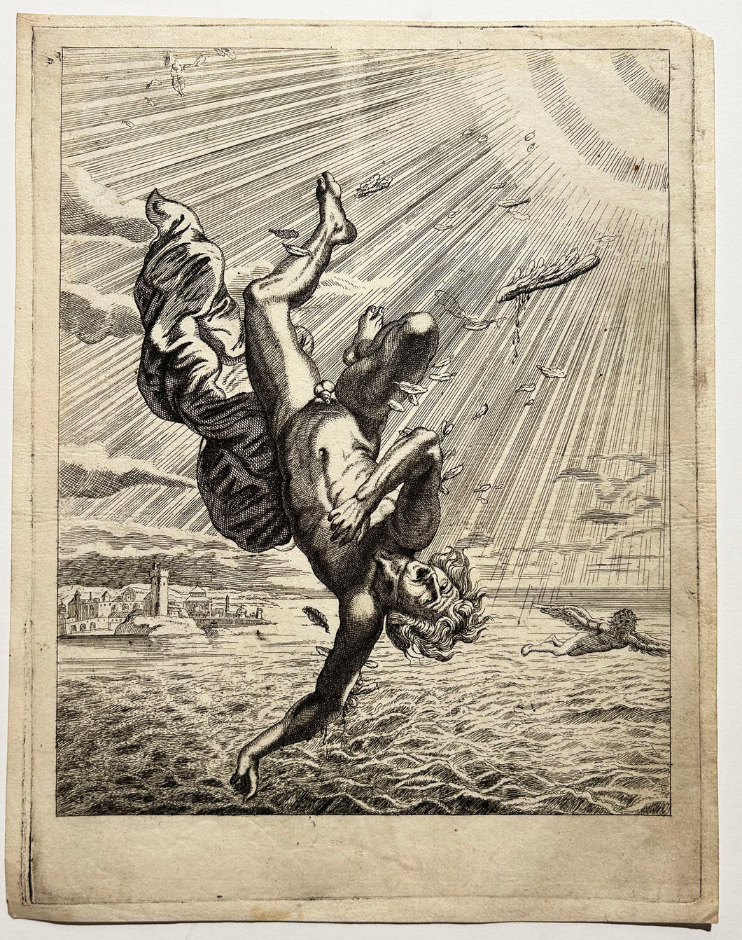 La chute d'Icare.