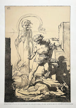 Charger l&#39;image dans la galerie, Le Meurtre. Huit dessins et un texte par Rambert.  1855.
