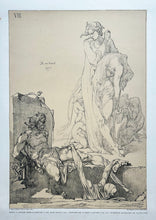 Charger l&#39;image dans la galerie, Le Meurtre. Huit dessins et un texte par Rambert.  1855.
