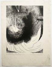 Charger l&#39;image dans la galerie, Odilon REDON Et il tomba du ciel une grande étoile, ardente comme un flambeau. Lithographie originale. 
