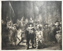 Charger l&#39;image dans la galerie, WALTNER La ronde de nuit. Gravure d&#39;après Rembrandt. 
