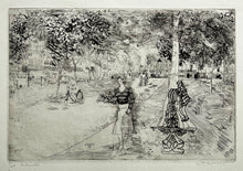 Charger l&#39;image dans la galerie, Anthony GROSS La charcutière. Gravure originale signée et datée. 
