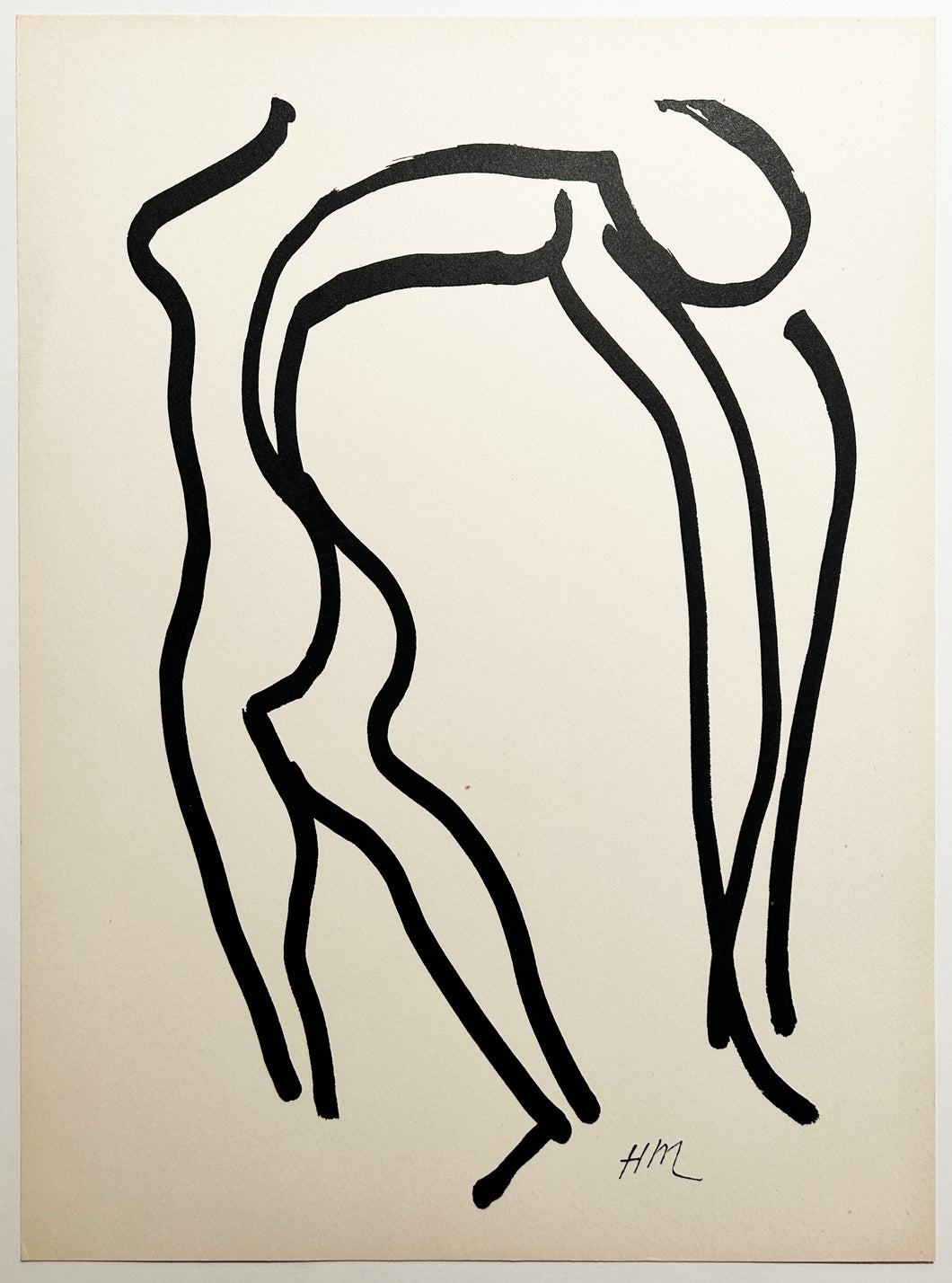 MATISSE Acrobate III. Lithographie. 