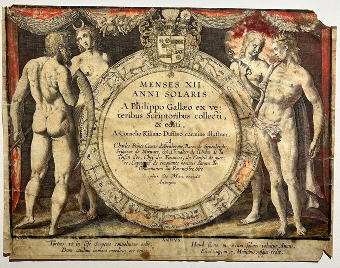 Adriaen COLLAERT. Frontispice de la série 