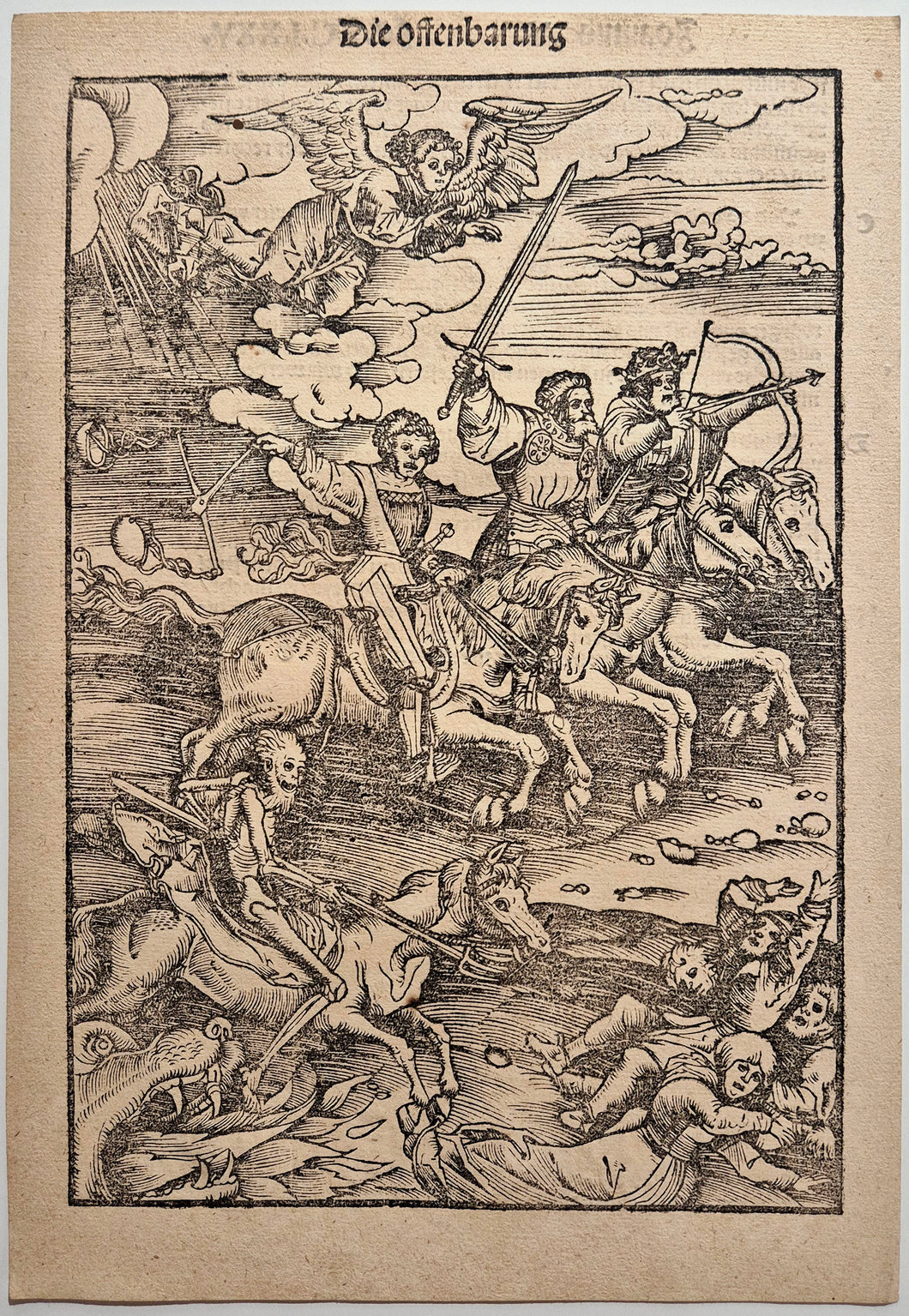 L'Apocalypse: Les quatres cavaliers.