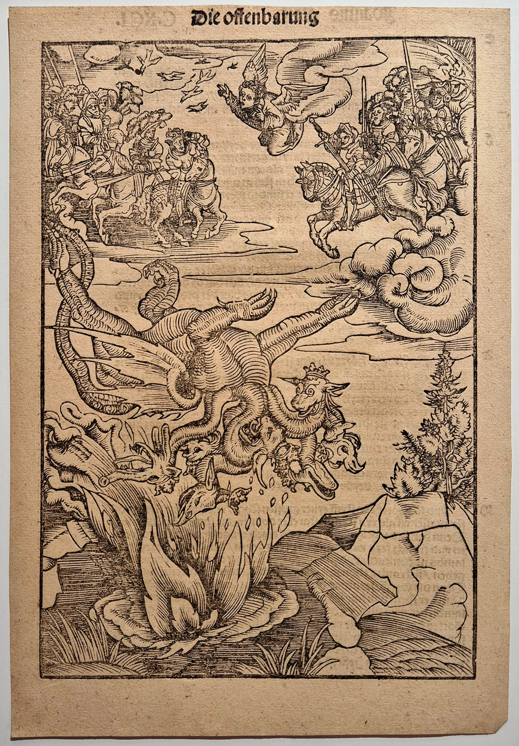 L'Apocalypse: Combat de Michel contre le dragon.