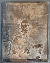 Charger l&#39;image dans la galerie, Jean PESNE. Portrait de Nicolas Poussin à l&#39;âge de 56 ans. 1650. Plaque gravée.
