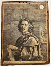 Charger l&#39;image dans la galerie, Portrait de Nicolas Poussin à l&#39;âge de 56 ans. 1650.
