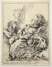 Charger l'image dans la galerie, François BOUCHER - Le sommeil. Eau-forte originale. 
