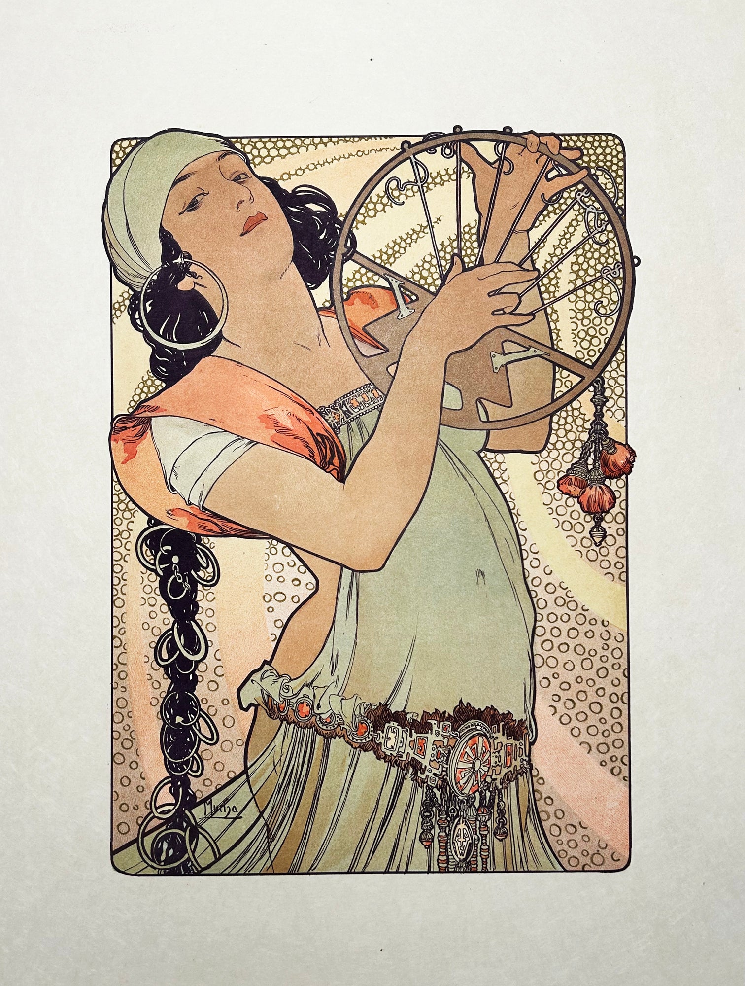 Alfons MUCHA - Salomé. 1897. Lithographie originale. 