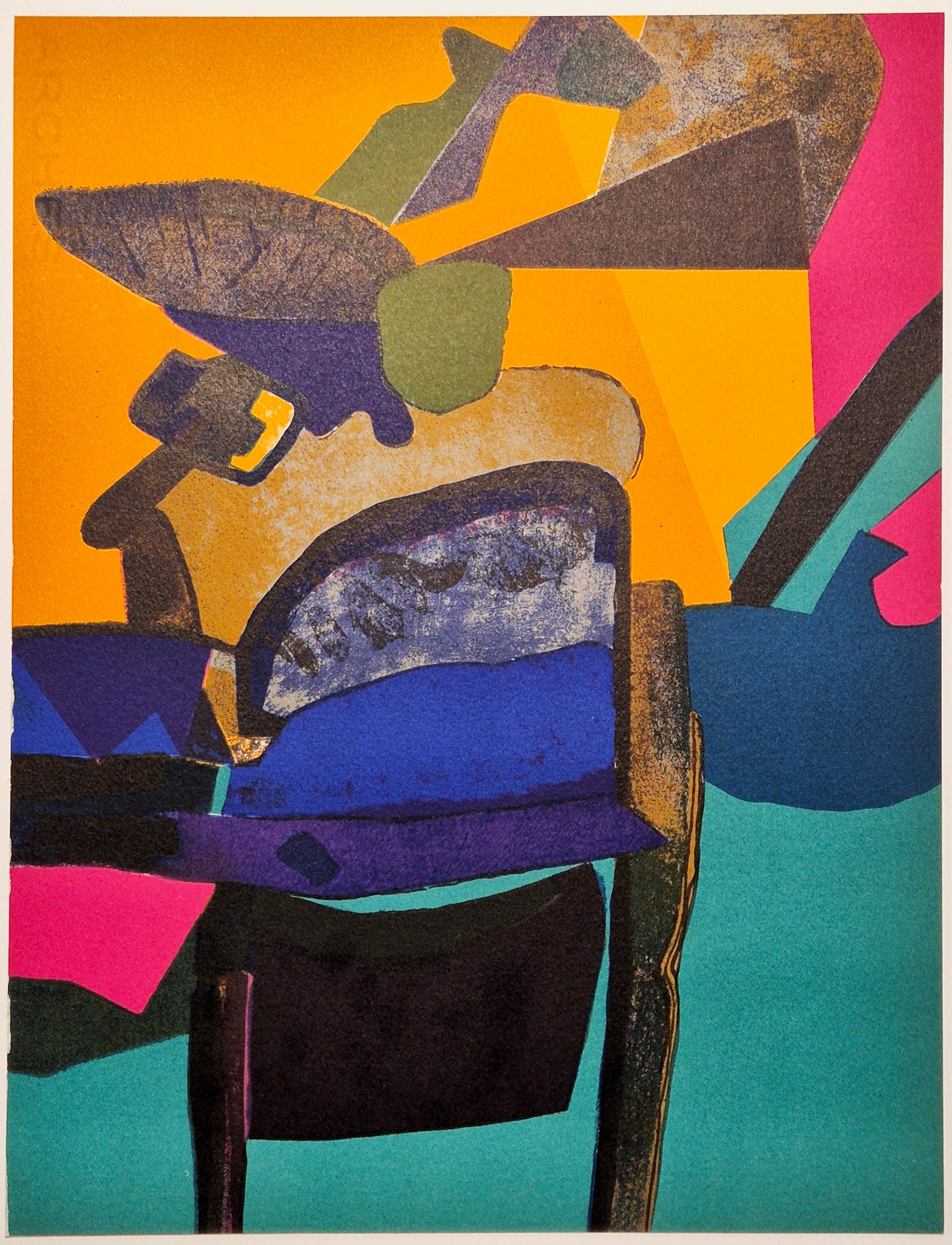 Maurice ESTEVE - Bossaille. 1974. Lithographie.