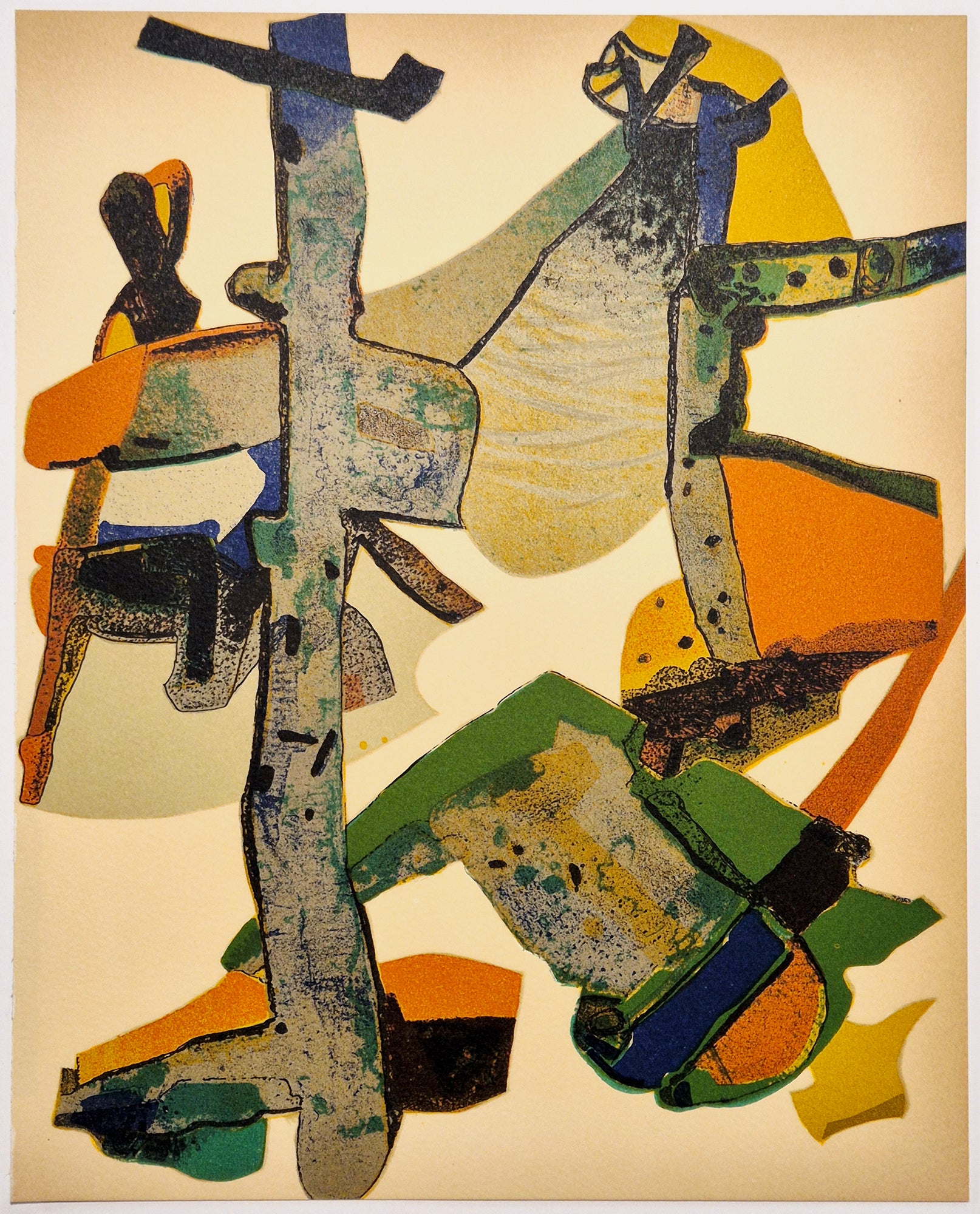 Maurice ESTEVE - Roussadou. 1974. Lithographie.