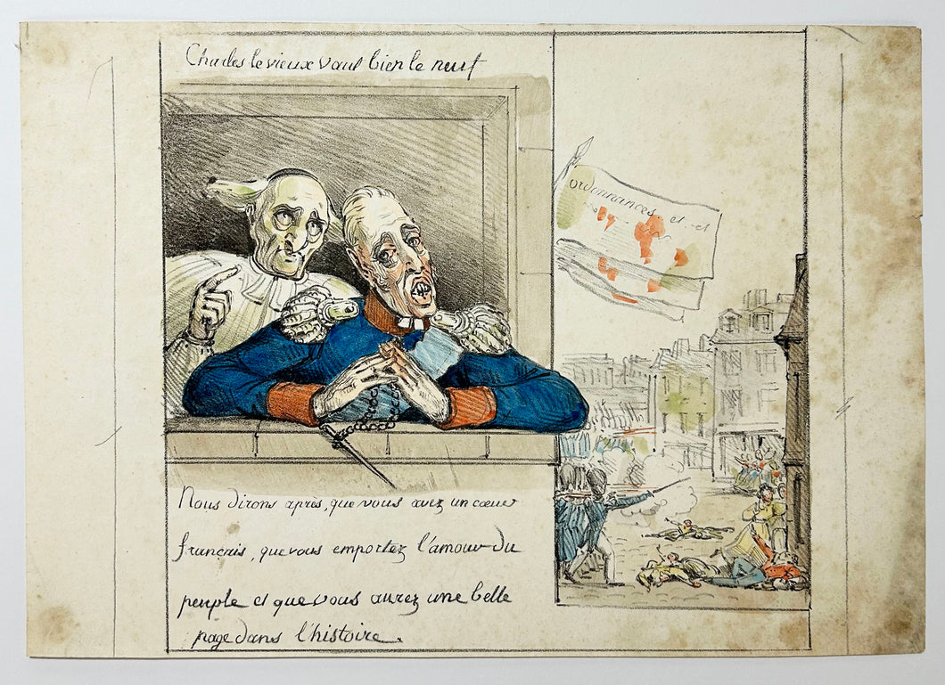 Charles le vieux vaut bien le neuf.  c.1830.