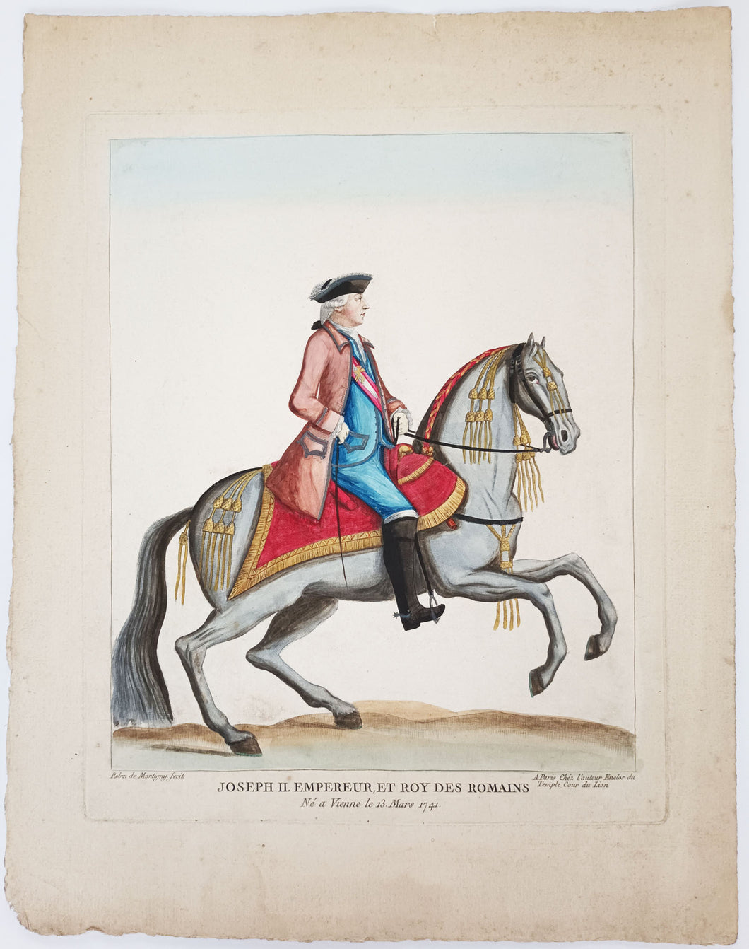 Joseph II. Empereur et Roy des Romains.  c.1778.