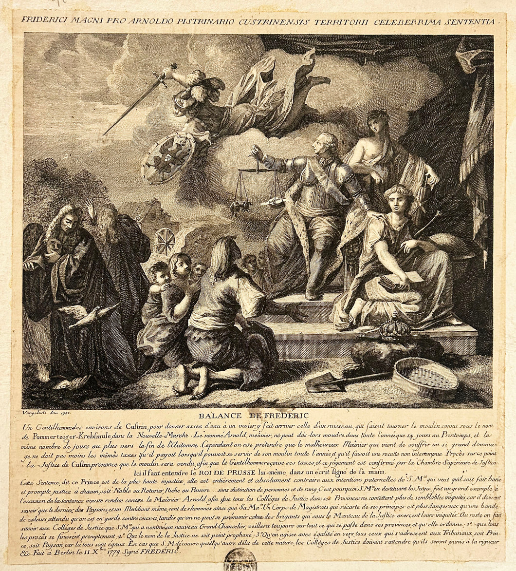 Balance de Frédéric.  1779.