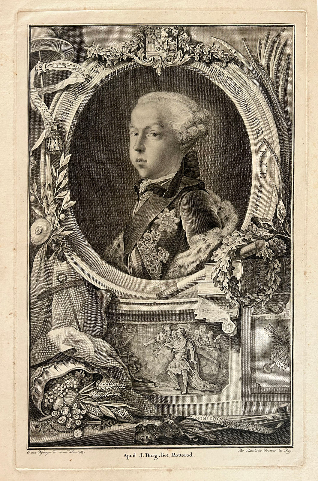 Portrait de Guillaume V, Prince d'Orange.