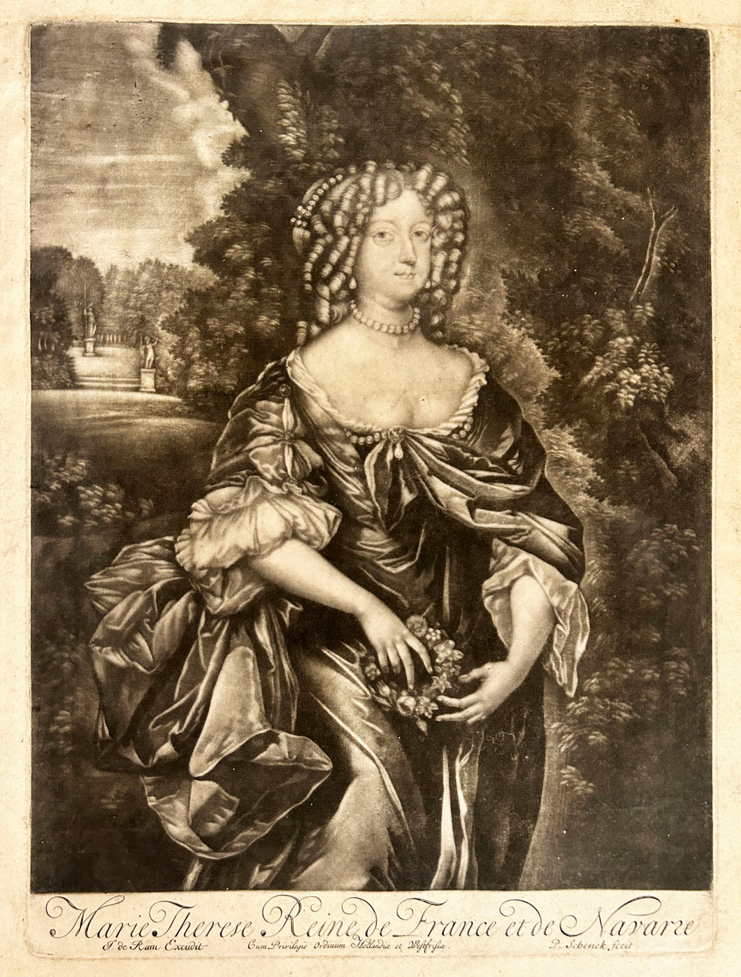 Portrait de Marie-Thérèse, Reine de France et de Navarre.