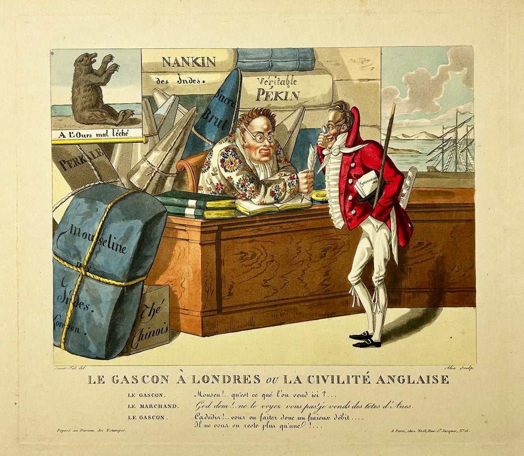 Le gascon à Londres ou La civilité anglaise.  1812-1815.